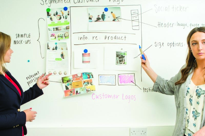 Miért válasszuk whiteboard tábla helyett az írható/törölhető Okos Falfestéket?
